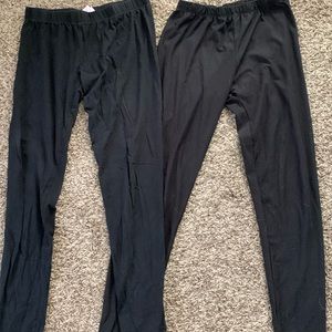 no boundaries 2 pairs black leggings